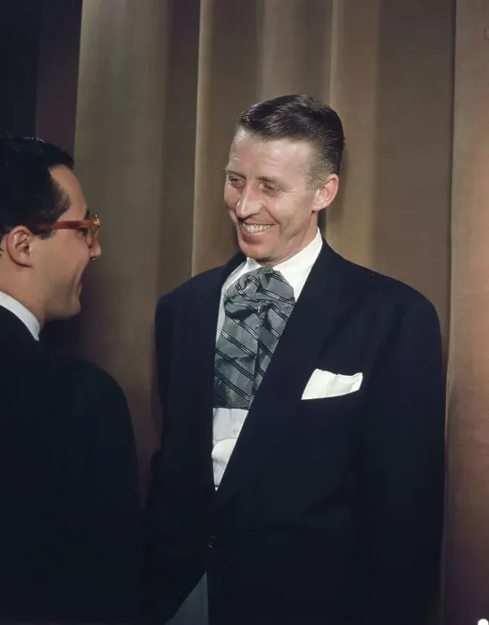Framed Print : Portrait of Stan Kenton and Pete Rugolo, 1947 or 1948. Creator: William Paul Gottlieb Framed Print : Portrait of Stan Kenton and Pete Rugolo, 1947 or 1948. Creator: William Paul Gottlieb