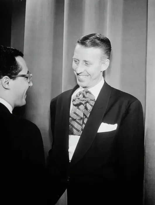 Framed Print : Portrait of Stan Kenton and Pete Rugolo, 1947 or 1948. Creator: William Paul Gottlieb Framed Print : Portrait of Stan Kenton and Pete Rugolo, 1947 or 1948. Creator: William Paul Gottlieb
