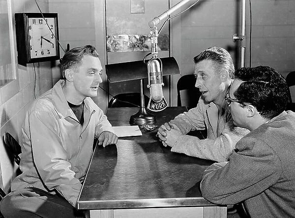 Portrait of Stan Kenton and Pete Rugolo, WORK, 1947 or 1948. Creator: William Paul Gottlieb