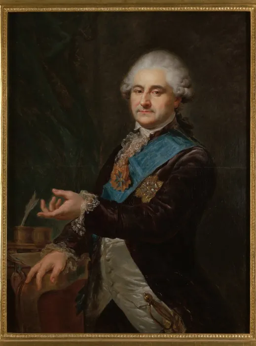 Framed Print : Portrait of Stanislaus Augustus Poniatowski (1732-1798), c1791. Creator: Johann Baptist Lampi I Framed Print : Portrait of Stanislaus Augustus Poniatowski (1732-1798), c1791. Creator: Johann Baptist Lampi I