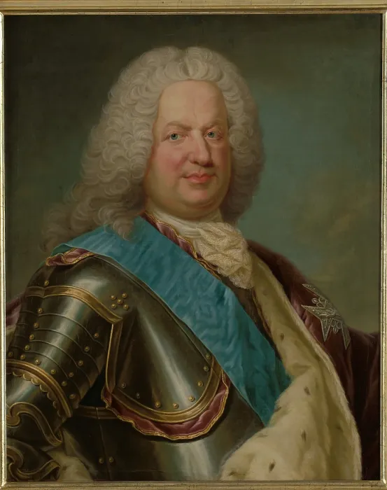 Framed Print : Portrait of Stanislaus Leszczynski (1677-1766), between 1725-1750. Creator: Jean Girardet Framed Print : Portrait of Stanislaus Leszczynski (1677-1766), between 1725-1750. Creator: Jean Girardet