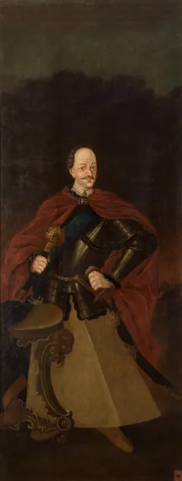 Framed Print : Portrait of Stanislaw Ernest Denhoff (ca. 1673-1728), Field Hetman of Lithuania, 1749-1756. Creator: Unknown Framed Print : Portrait of Stanislaw Ernest Denhoff (ca. 1673-1728), Field Hetman of Lithuania, 1749-1756. Creator: Unknown