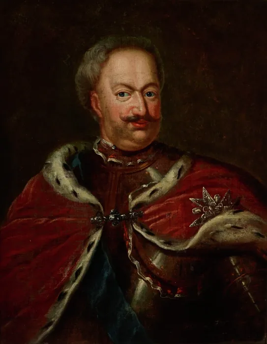 Framed Print : Portrait of Stanislaw Leszczynski (1677-1766), King of Poland in 1704 and 1733, between 1725-1733. Creator: Georg Engelhard Schroder Framed Print : Portrait of Stanislaw Leszczynski (1677-1766), King of Poland in 1704 and 1733, between 1725-1733. Creator: Georg Engelhard Schroder