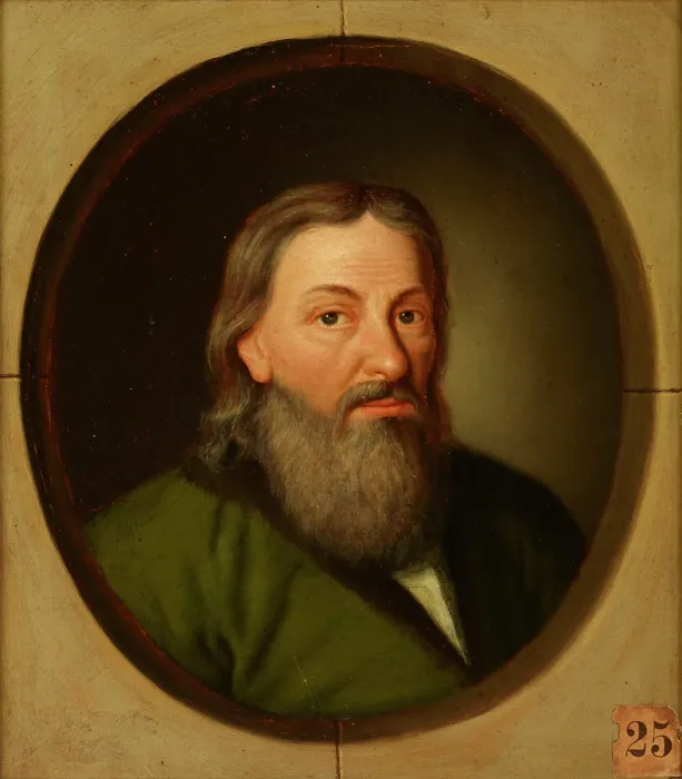 Framed Print : Portrait of Stanislaw Orzechowski (1513-1566) Oksza Coat of Arms, Canon of Przemysl... after 1785. Creator: Friedrich Kloss Framed Print : Portrait of Stanislaw Orzechowski (1513-1566) Oksza Coat of Arms, Canon of Przemysl... after 1785. Creator: Friedrich Kloss