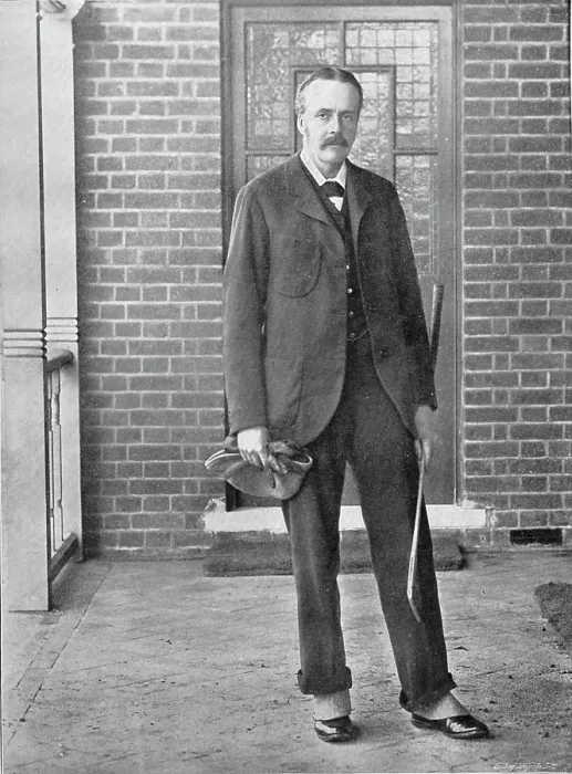 Framed Print : Portrait of the statesman AJ Balfour as a golfer, 1896. Creator: Unknown Framed Print : Portrait of the statesman AJ Balfour as a golfer, 1896. Creator: Unknown