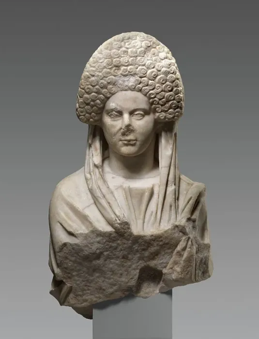 Framed Print : Portrait Statue of a Girl, late 1st century A.D. Creator: Unknown Framed Print : Portrait Statue of a Girl, late 1st century A.D. Creator: Unknown