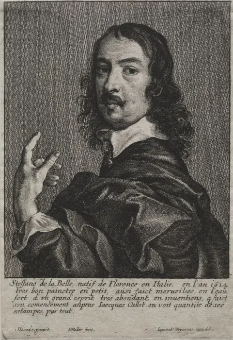Framed Print : Portrait of Stefano della Bella. Creator: Wenceslaus Hollar (Bohemian, 1607-1677) Framed Print : Portrait of Stefano della Bella. Creator: Wenceslaus Hollar (Bohemian, 1607-1677)