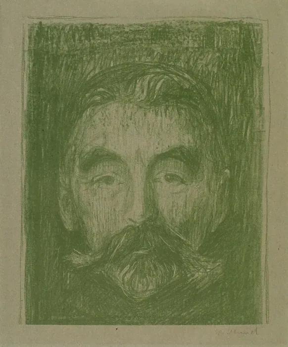 Framed Print : Portrait of Stéphane Mallarmé (1842-1898), 1897. Creator: Munch; Edvard (1863-1944) Framed Print : Portrait of Stéphane Mallarmé (1842-1898), 1897. Creator: Munch; Edvard (1863-1944)