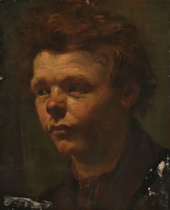 Framed Print : Portrait Study, 1856. Creator: Matthijs Maris Framed Print : Portrait Study, 1856. Creator: Matthijs Maris