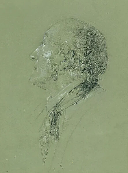Portrait study for the “Homecoming of the Landwehrmann” (1817), before 1817. Creator: Johann Peter Krafft