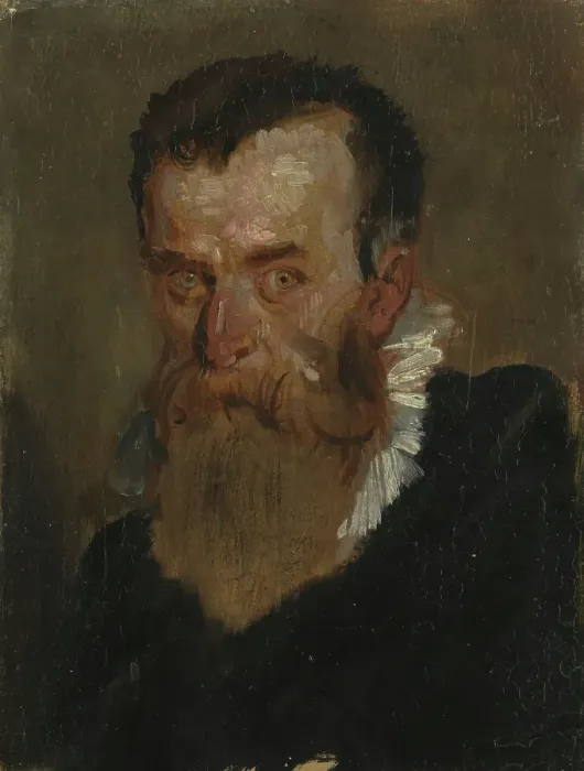 Framed Print : Portrait study, unknown date. Creator: Franz von Lenbach Framed Print : Portrait study, unknown date. Creator: Franz von Lenbach
