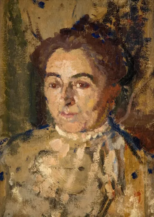 Framed Print : Portrait Study of a Woman, 1908-1910. Creator: Harold Gilman Framed Print : Portrait Study of a Woman, 1908-1910. Creator: Harold Gilman