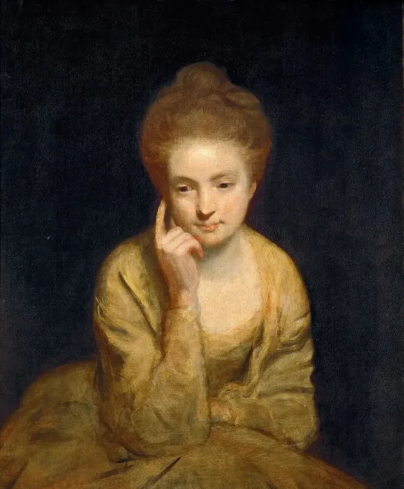 Framed Print : Portrait Study of a Young Lady Framed Print : Portrait Study of a Young Lady