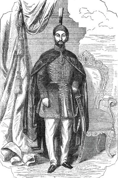 Portrait of the Sultan Abdul Medjid, from a painting by M. Doussault, 1854. Creator: Unknown
