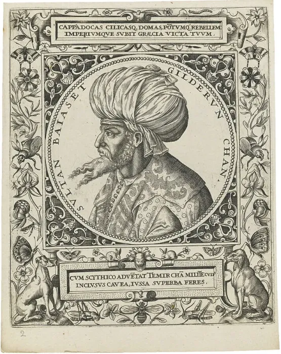 Framed Print : Portrait of Sultan Bayezid I