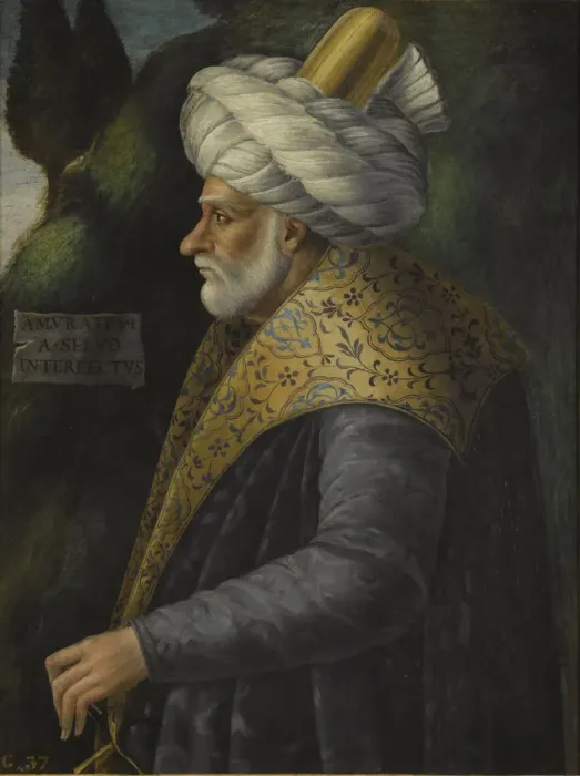 Framed Print : Portrait of Sultan Murad I (1326-1389), 17th century. Artist: Anonymous Framed Print : Portrait of Sultan Murad I (1326-1389), 17th century. Artist: Anonymous