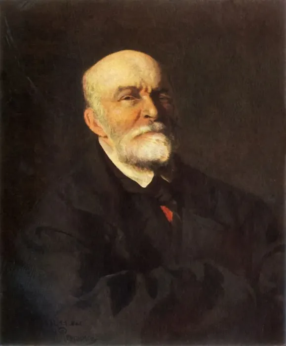 Framed Print : Portrait of Surgeon Nikolai Ivanovich Pirogov, 1881, (1965). Creator: Il ya Repin Framed Print : Portrait of Surgeon Nikolai Ivanovich Pirogov, 1881, (1965). Creator: Il ya Repin