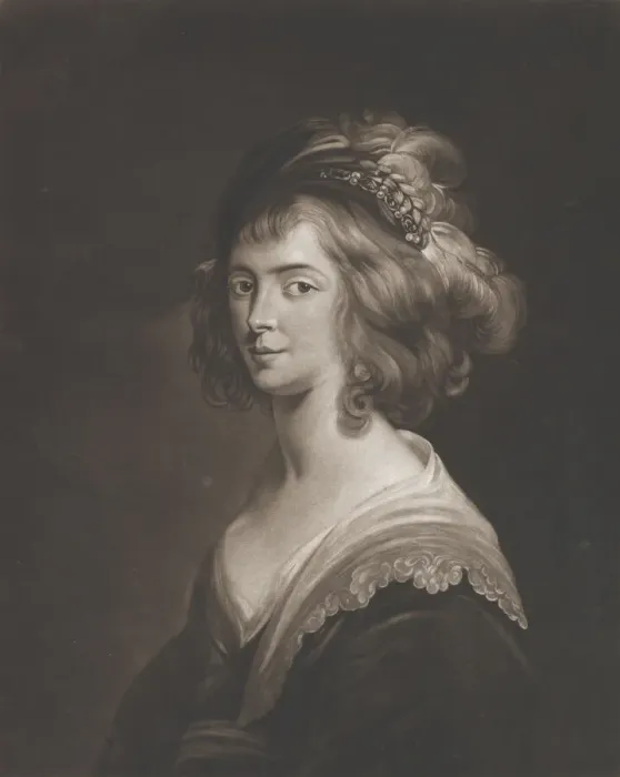 Framed Print : Portrait of Susanna Lunden, sister of Helena Fourment, 1769. Creator: William Pether Framed Print : Portrait of Susanna Lunden, sister of Helena Fourment, 1769. Creator: William Pether