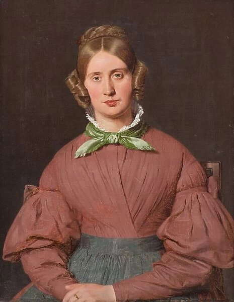 Portrait of Susanne Cecilie Kobke, née Kobke, the Artist´s Wife, 1836. Creator: Christen Købke