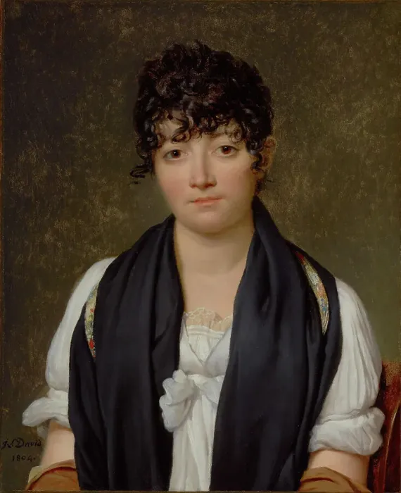 Framed Print : Portrait of Suzanne Le Peletier de Saint-Fargeau, 1804. Creator: Jacques-Louis David Framed Print : Portrait of Suzanne Le Peletier de Saint-Fargeau, 1804. Creator: Jacques-Louis David