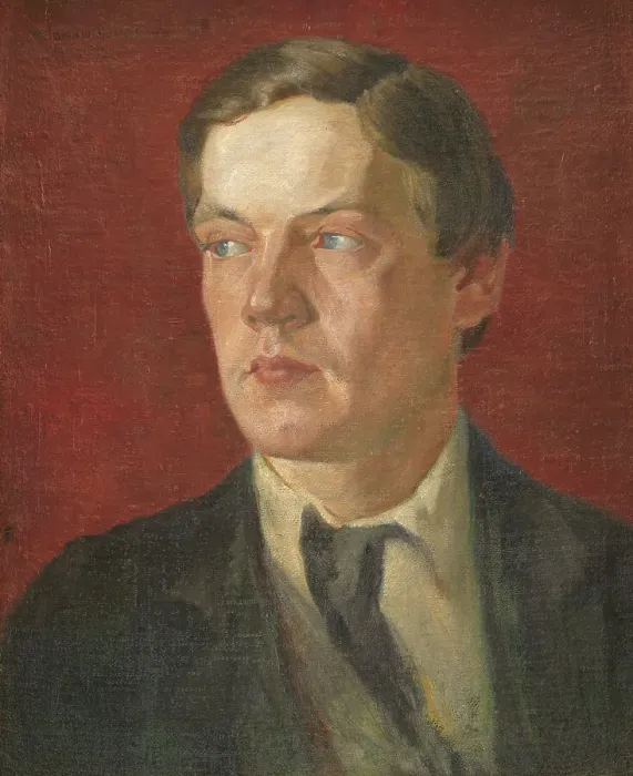 Framed Print : Portrait of Swedish painter Gustaf Wolmar, 1902. Creator: Johan Rohde Framed Print : Portrait of Swedish painter Gustaf Wolmar, 1902. Creator: Johan Rohde