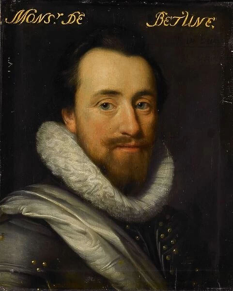 Portrait of Syrius de Bethune (?-1649), Lord of Cogni, Mareuil, le Beysel, Toulon... c.1615-c.1633. Creator: Workshop of Michiel Jansz van Mierevelt