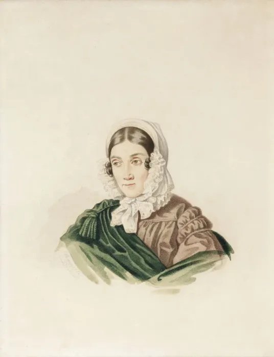 Framed Print : Portrait of Tatiana Petrovna Lvova (1789-1848), nee Poltoratskaya, 1830s. Creator: Hampeln Framed Print : Portrait of Tatiana Petrovna Lvova (1789-1848), nee Poltoratskaya, 1830s. Creator: Hampeln