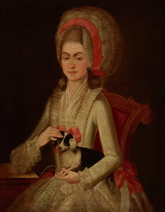 Framed Print : Portrait of Tekla Kosciuszko nee Ratomska (ca.1715-1768), Mother of Tadeusz Kosciuszko, c1760. Creator: Jan Koltonowski Framed Print : Portrait of Tekla Kosciuszko nee Ratomska (ca.1715-1768), Mother of Tadeusz Kosciuszko, c1760. Creator: Jan Koltonowski