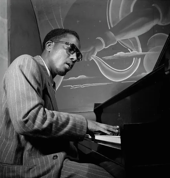 Framed Print : Portrait of Thelonious Monk, Minton's Playhouse, New York, N.Y. ca. Sept. 1947. Creator: William Paul Gottlieb Framed Print : Portrait of Thelonious Monk, Minton's Playhouse, New York, N.Y. ca. Sept. 1947. Creator: William Paul Gottlieb