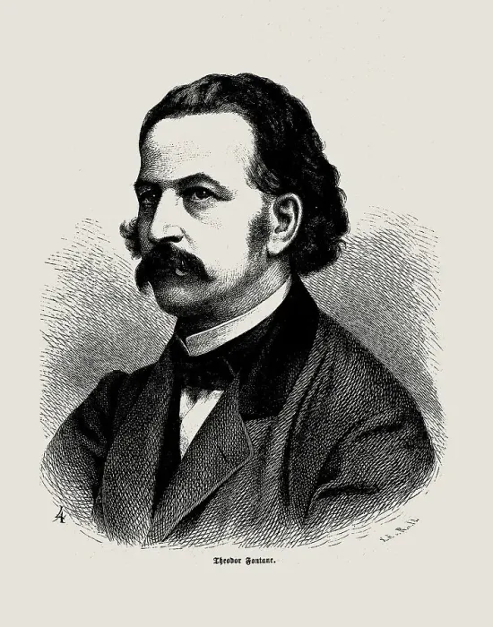 Framed Print : Portrait of Theodor Fontane (1819-1898), 1860. Creator: Anonymous Framed Print : Portrait of Theodor Fontane (1819-1898), 1860. Creator: Anonymous
