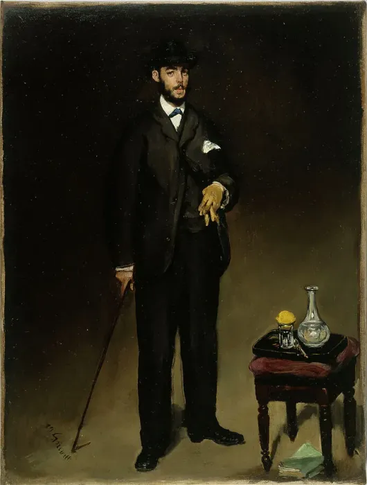 Framed Print : Portrait de Théodore Duret, 1868. Creator: Edouard Manet Framed Print : Portrait de Théodore Duret, 1868. Creator: Edouard Manet