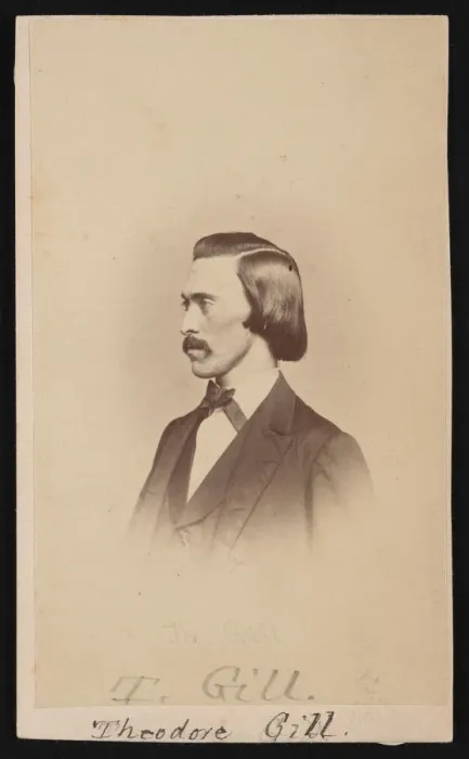 Framed Print : Portrait of Theodore Nicholas Gill (1837-1914), Between 1865 and 1870
