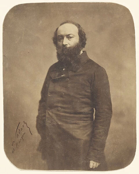 Portrait of Theodore Rousseau (1812-1867), 1855-1859