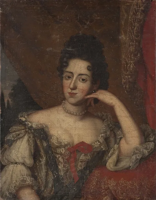 Framed Print : Portrait of Theresa Kunegunda Sobieska (1676-1730), Electress of Bavaria, c1695. Creator: Siemiginowski-Eleuter, Jerzy (1660-1711) Framed Print : Portrait of Theresa Kunegunda Sobieska (1676-1730), Electress of Bavaria, c1695. Creator: Siemiginowski-Eleuter, Jerzy (1660-1711)