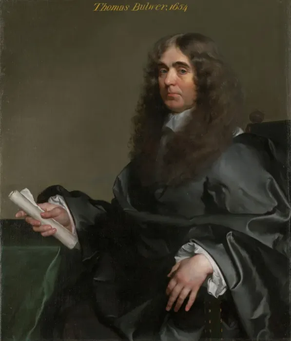 Framed Print : Portrait of Thomas Bulwer, 1654. Creator: Gerard Van Soest Framed Print : Portrait of Thomas Bulwer, 1654. Creator: Gerard Van Soest