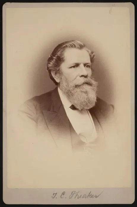Framed Print : Portrait of Thomas Clarke Theaker (1812-1883), Between 1876 and 1880 Framed Print : Portrait of Thomas Clarke Theaker (1812-1883), Between 1876 and 1880