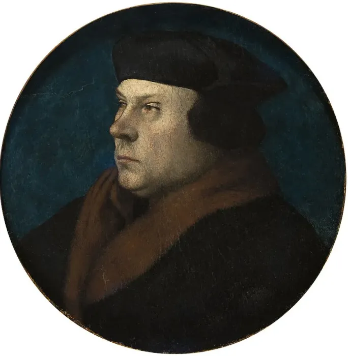 Framed Print : Portrait of Thomas Cromwell, unknown date. Creator: Hans Holbein the Younger Framed Print : Portrait of Thomas Cromwell, unknown date. Creator: Hans Holbein the Younger