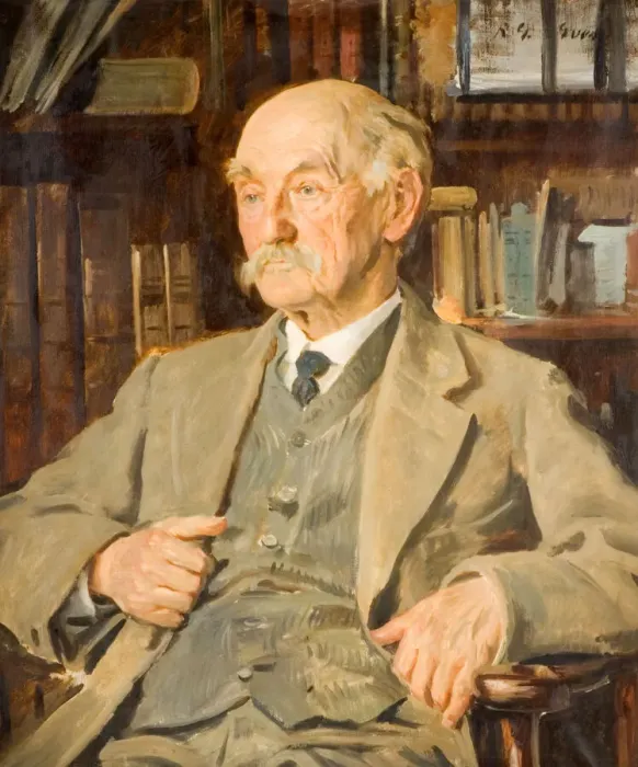 Framed Print : Portrait of Thomas Hardy (1840-1928), 1924. Creator: Reginald Grenville Eves