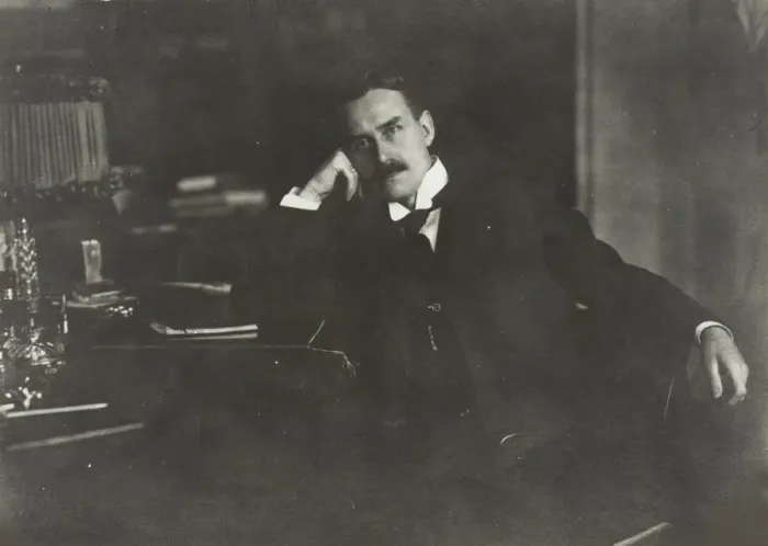 Framed Print : Portrait of Thomas Mann (1875-1955), c. 1910. Creator: Anonymous Framed Print : Portrait of Thomas Mann (1875-1955), c. 1910. Creator: Anonymous