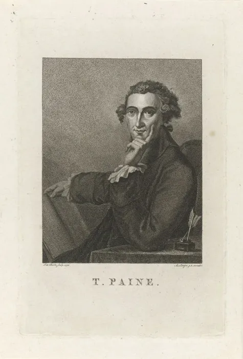 Framed Print : Portrait of Thomas Paine (1737-1809), 1792 Framed Print : Portrait of Thomas Paine (1737-1809), 1792