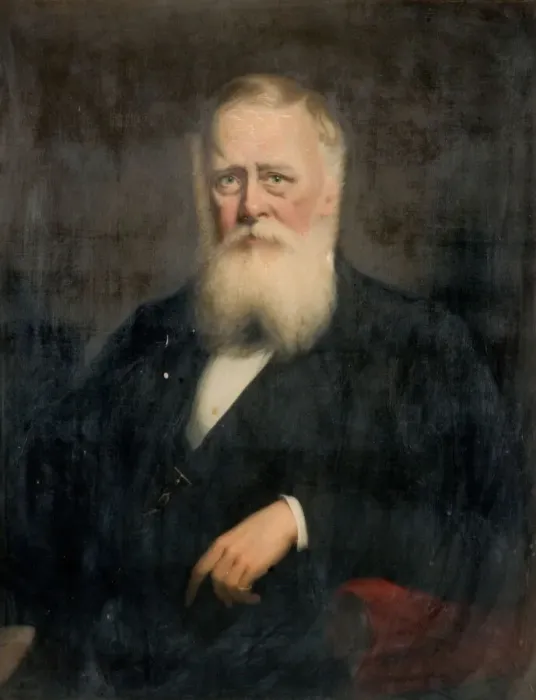 Framed Print : Portrait Of Thomas Phillips, 1876. Creator: James Edgell Collins Framed Print : Portrait Of Thomas Phillips, 1876. Creator: James Edgell Collins