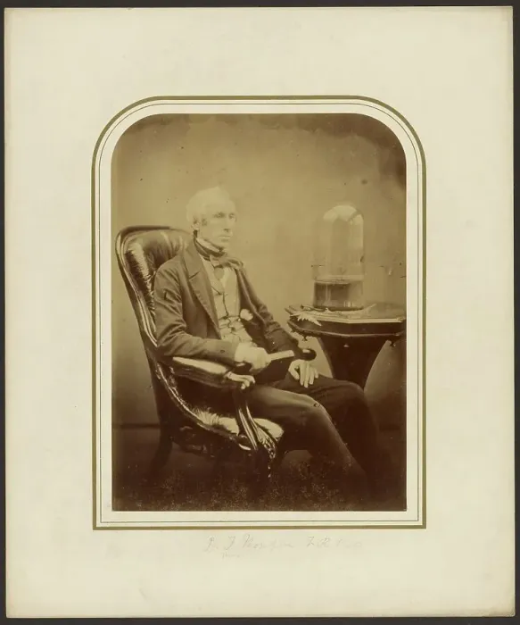 Framed Print : Portrait of Thomson, F.R.S. 1855. Creator: Maull & Polyblank Framed Print : Portrait of Thomson, F.R.S. 1855. Creator: Maull & Polyblank