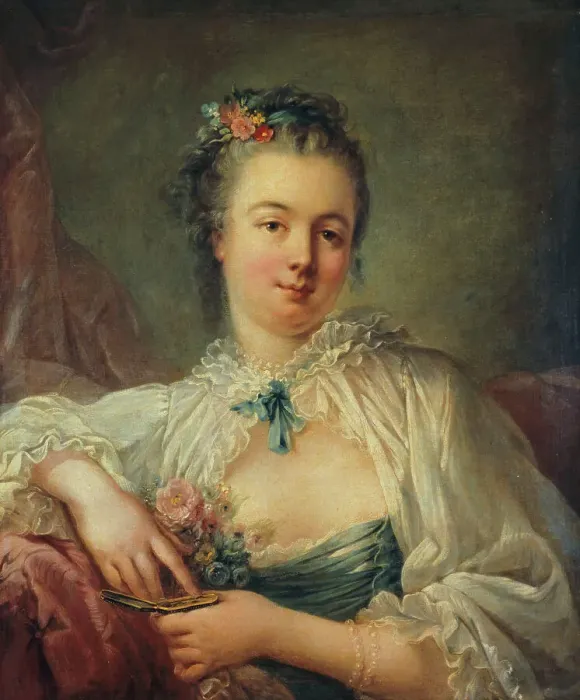 Framed Print : Portrait thought to be Jeanne-Elisabeth-Victoire Deshays, wife of the artist, c1760-1763. Creator: Jean-Baptiste Deshays Framed Print : Portrait thought to be Jeanne-Elisabeth-Victoire Deshays, wife of the artist, c1760-1763. Creator: Jean-Baptiste Deshays