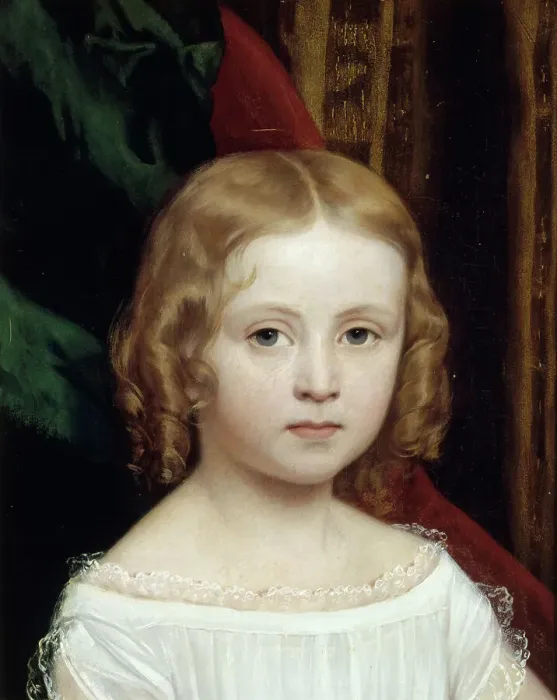 Framed Print : Portrait thought to be Jeanne Scheffer, c1845. Creator: Henry Scheffer Framed Print : Portrait thought to be Jeanne Scheffer, c1845. Creator: Henry Scheffer
