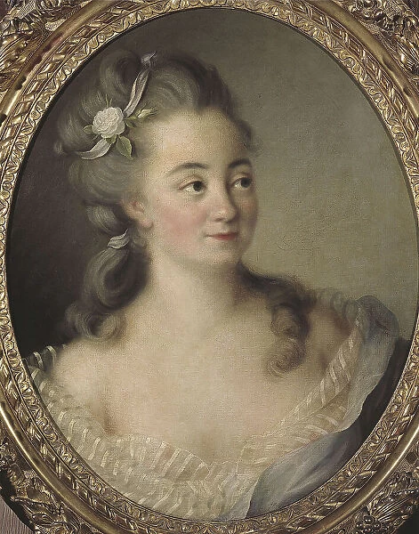 Portrait thought to be Madame Dugazon, actress of the Comedie-Italienne. Creator: Ecole Francaise