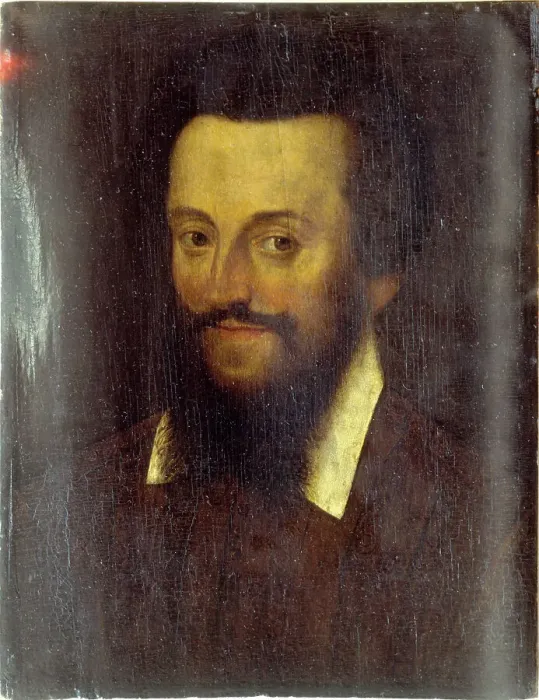Framed Print : Portrait thought to be Nompar de Caumont, Duke of the Force (1582-1678), c1610. Creator: Francois Quesnel Framed Print : Portrait thought to be Nompar de Caumont, Duke of the Force (1582-1678), c1610. Creator: Francois Quesnel