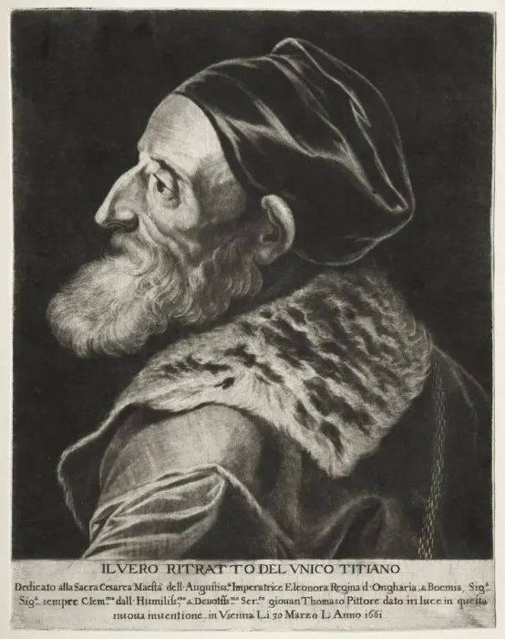 Framed Print : Portrait of Titian, 1661. Creator: Jan Thomas (Flemish, 1617-1678) Framed Print : Portrait of Titian, 1661. Creator: Jan Thomas (Flemish, 1617-1678)