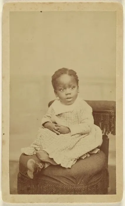 Framed Print : Portrait of a Toddler, 1865-1870. Creator: Wing Taber Framed Print : Portrait of a Toddler, 1865-1870. Creator: Wing Taber