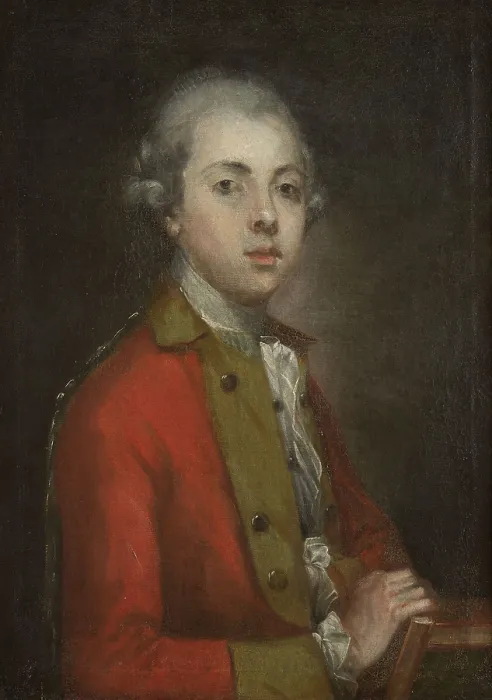 Framed Print : Portrait of Tomasz Kajetan Wegierski (1756-1787), c1772. Creator: Augustyn Mirys