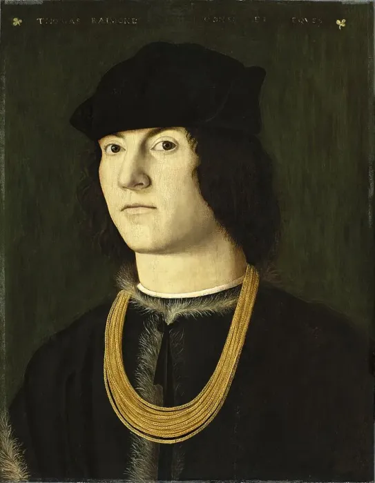 Framed Print : Portrait of Tommaso Raimondi, 1500. Creator: Amico Aspertini Framed Print : Portrait of Tommaso Raimondi, 1500. Creator: Amico Aspertini